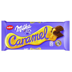 MILKA CARAMEL, CZEKOLADA MLECZNA Z NADZIENIEM KARMELOWYM 100 G