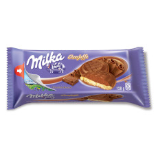 MILKA CHOCO JAFFA, BISZKOPTY Z MUSEM CZEKOLADOWYM, 128 G