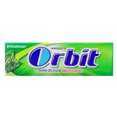 ORBIT SPEARMINT, GUMA DO ŻUCIA BEZ CUKRU, 14 G