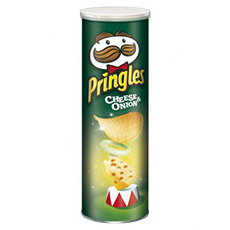 Pringles Cheese & Onion – chrupki o smaku serowo-cebulowym 165g