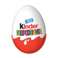 KINDER NIESPODZIANKA, JAJKO Z MLECZNEJ CZEKOLADY Z ZABAWKĄ, 20 G